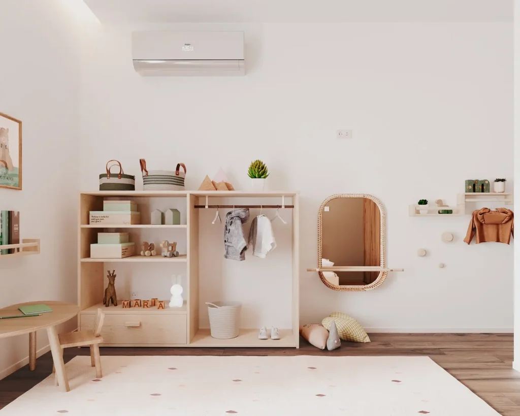Quarto de Bebé de Sistema Montessori